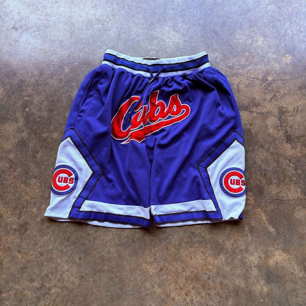 Vintage Style Retro Y2K‎ Chicago Cubs Shorts
